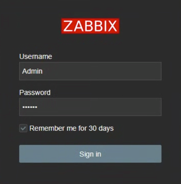 zabbix-install
