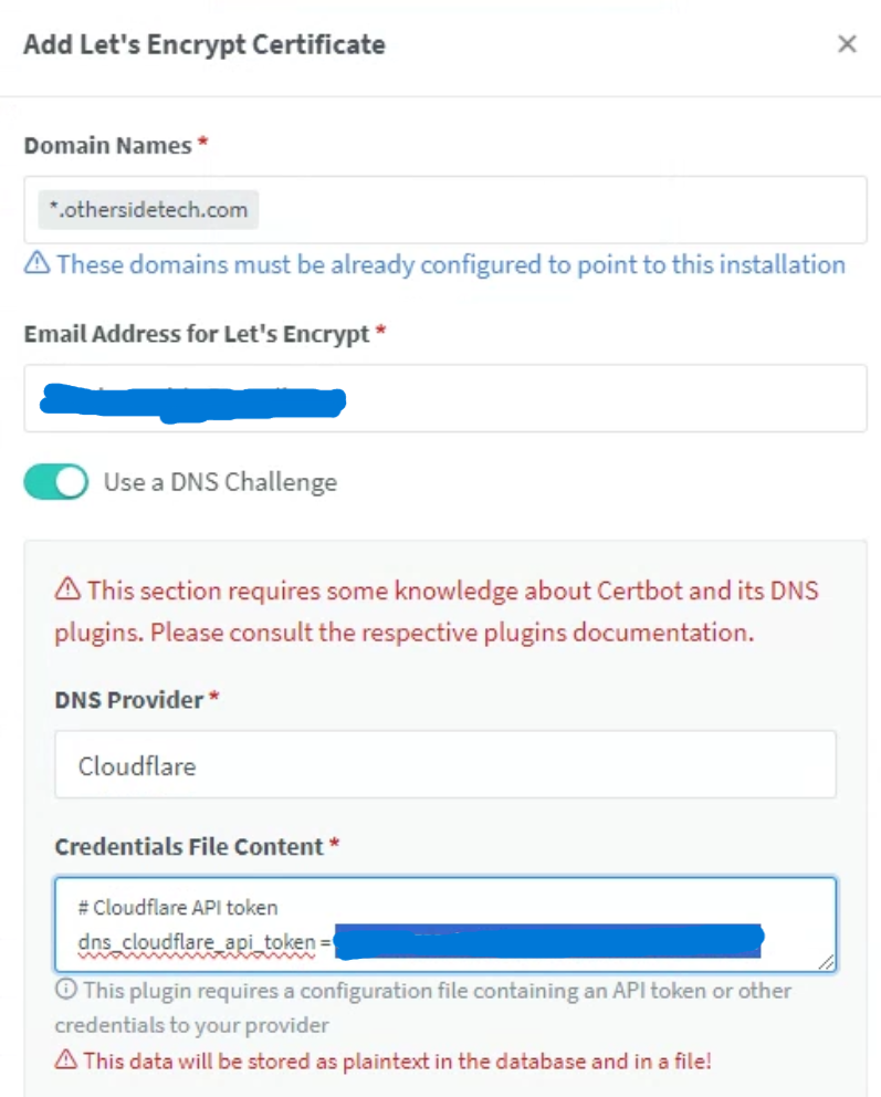 NGINX Proxy Manager