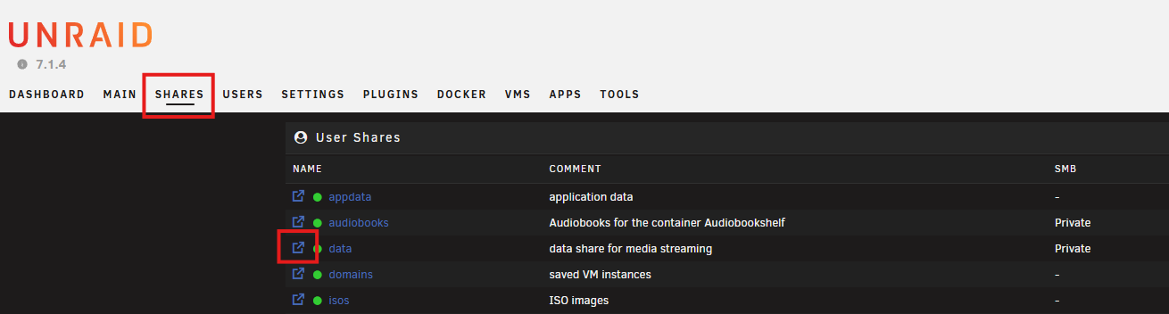 unraid-media-streaming-server