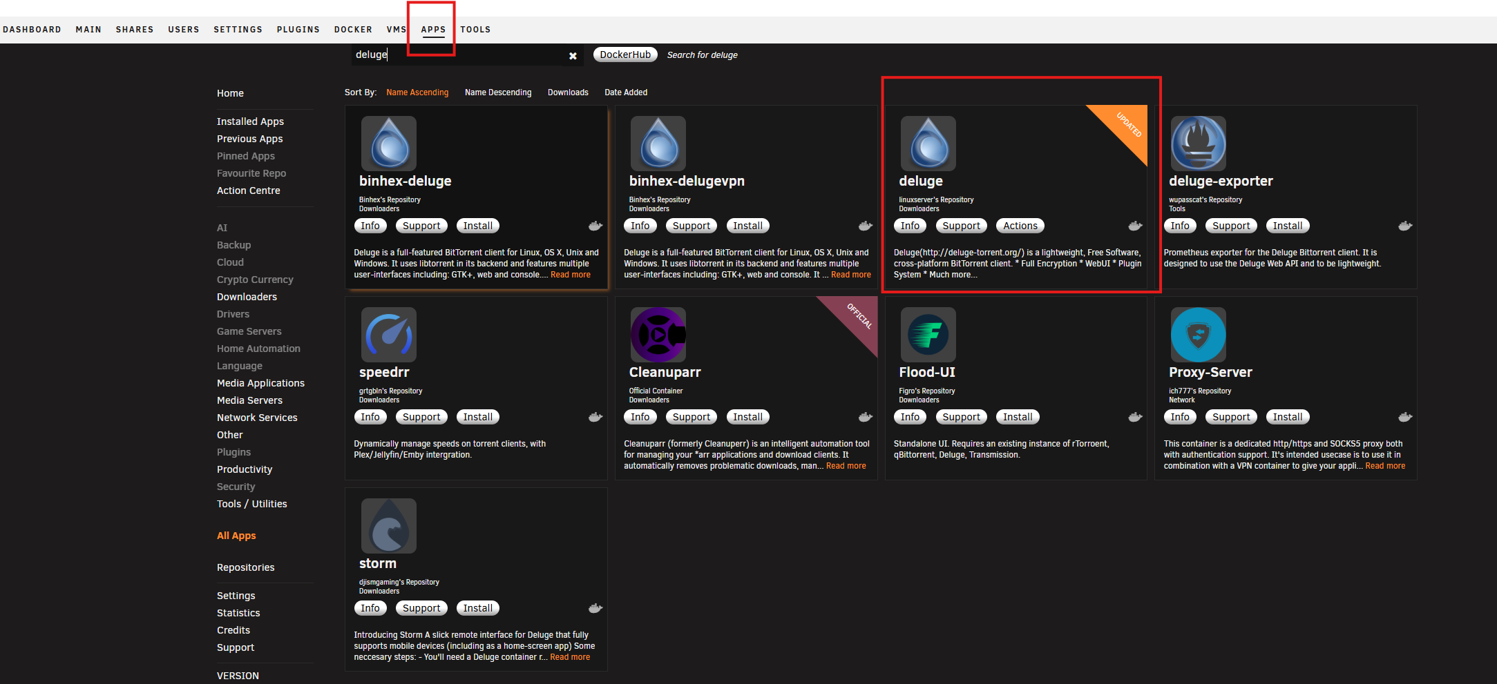 unraid-media-streaming-server